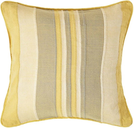 Coprioggetto per cuscino in giallo, 100% cotone, 60 x 60 cm