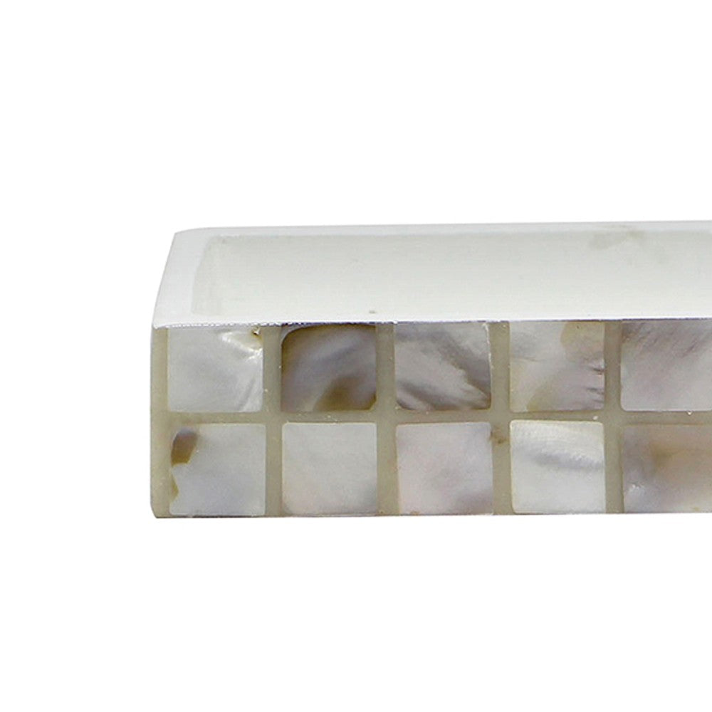 Porta sapone effetto madreperla - serie perl