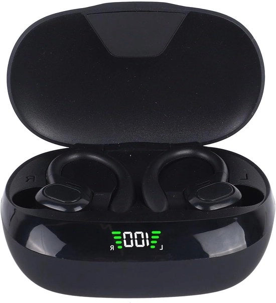 Orecchini wireless con cancellazione del rumore intelligente, audio surround stereo e orecchini - cuffie da sport per corsa, allenamento, palestra
