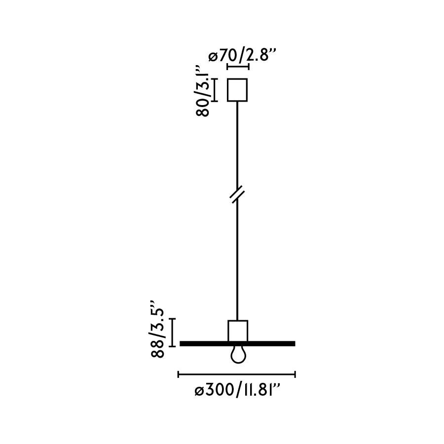 CONFETTI 300 lampada a sospensione in marmo riciclato ›30cm