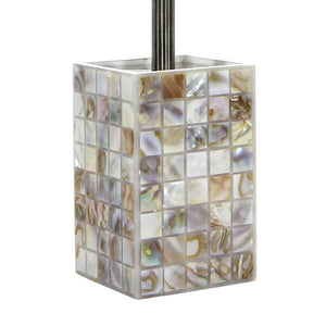 Porta scopino effetto madreperla - serie perl