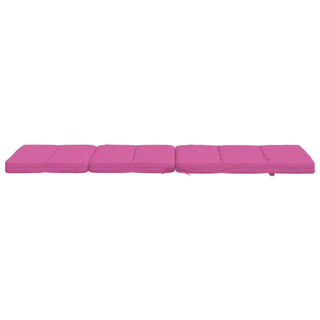 Cuscini per Sedia a Sdraio 2 pz Rosa in Tessuto Oxford 362004