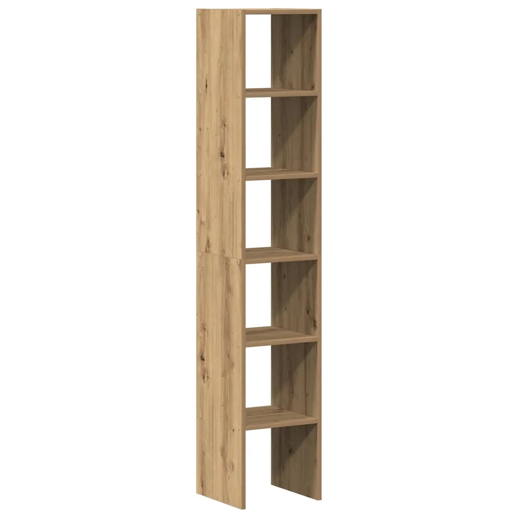 Librerie 2 pz Impilabili Rovere 30x30x80 cm Legno Multistrato 858820