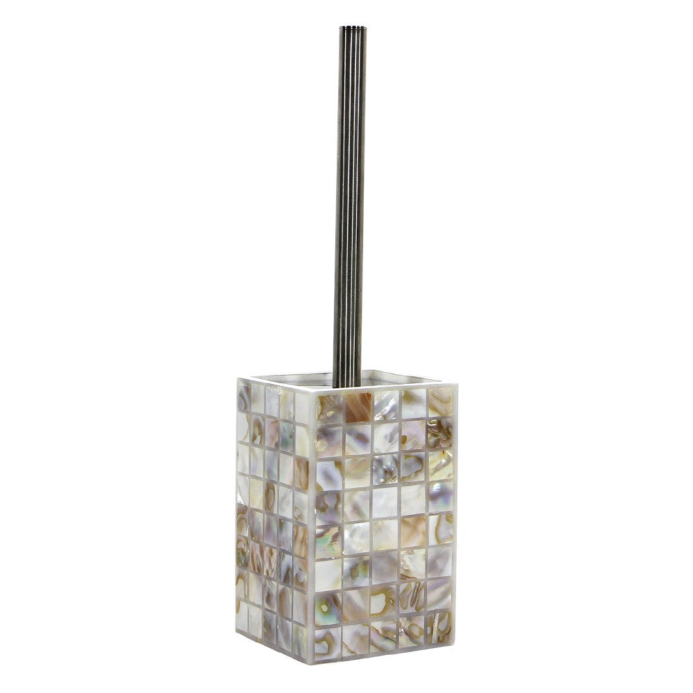 Porta scopino effetto madreperla - serie perl