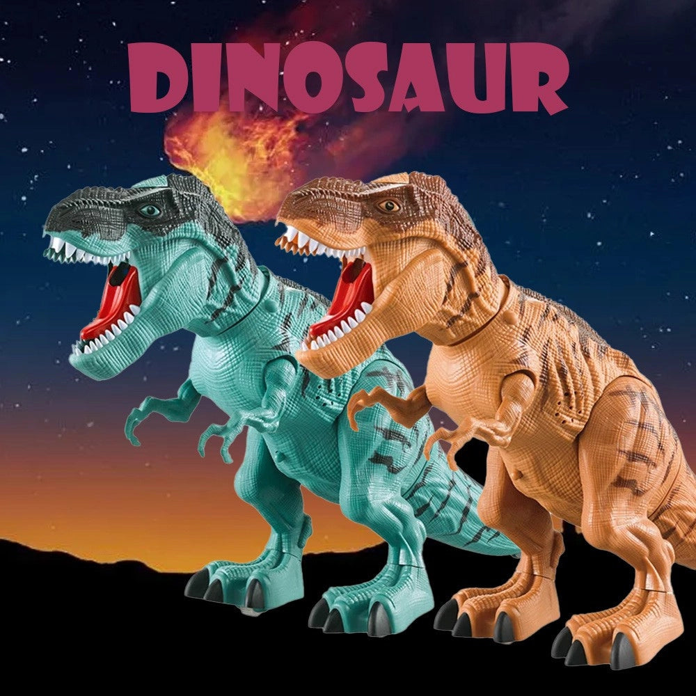 Trade Shop - Dinosauro T Rex Gigante Con Suono E Luci  E Cammina Giocattolo Bambini 2 Colori -