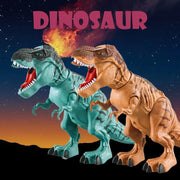 Trade Shop - Dinosauro T Rex Gigante Con Suono E Luci  E Cammina Giocattolo Bambini 2 Colori -