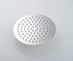 Soffione doccia tondo anticalcare da cm 30, doccia a pioggia