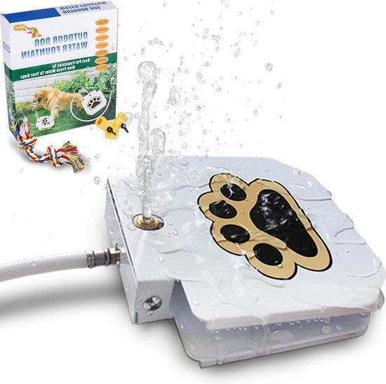 Fonte per animali domestici - fonte per cani con museruola - set di valvole in ottone premium - attivazione facile - qualità migliorata