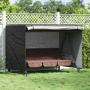 vidaXL Copertura per dondolo da esterno 220 x 125 x 170 cm