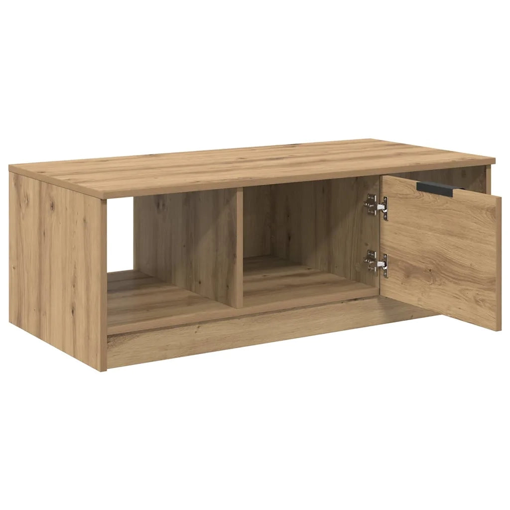 Tavolino da salotto Rovere artigianale 102 x 50 x 36cm
