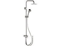 Colonna doccia con doccetta in abs e soffione ultrapiatto