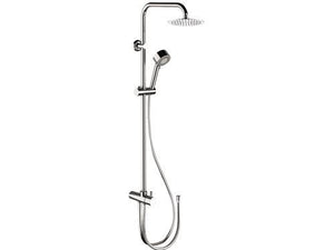 Colonna doccia con doccetta in abs e soffione ultrapiatto