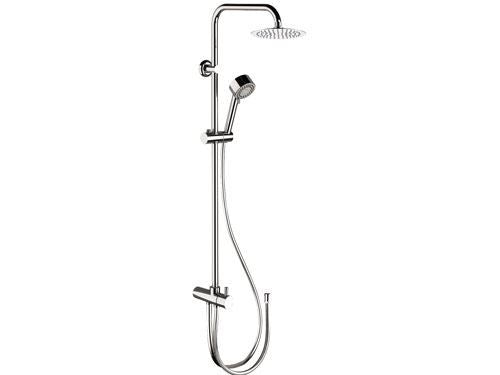 Colonna doccia con doccetta in abs e soffione ultrapiatto