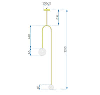 Lampada Gold APP964-2CP