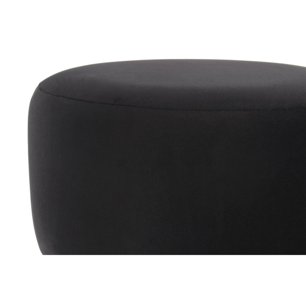 Pouf Rebecca con frange e anello d'argento