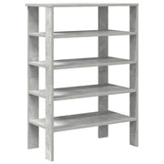 Scarpiera | Mobile per scarpe Grigio Cemento 61x32x87,5 cm in Legno Multistrato