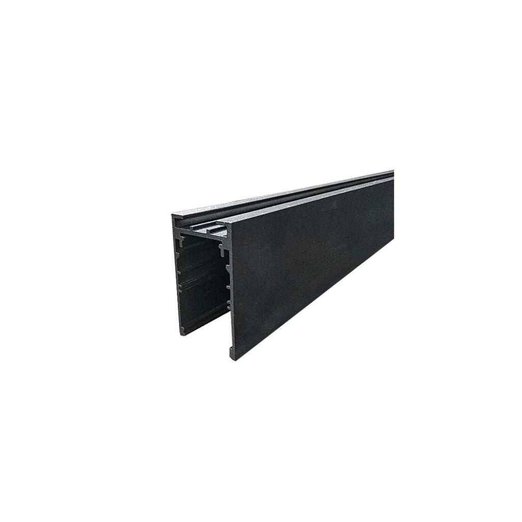 Binario in alluminio ad incasso Black 0,5 m