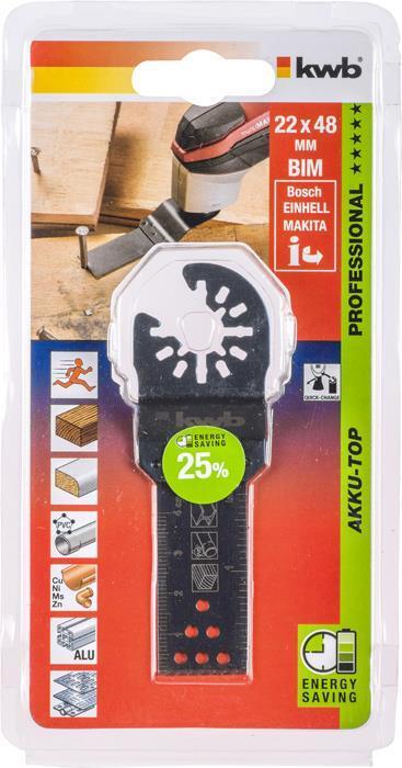 kwb 709252 accessorio per apparato multifunzione Lama da taglio a immersione