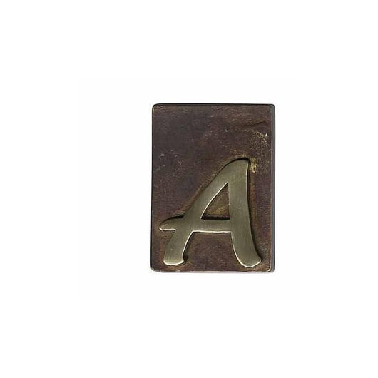 Lartistica Lettera Civica Ottone Bronzato A 60x80mm