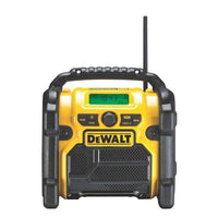 DeWALT DCR020-QW radio Portatile Digitale Nero, Giallo