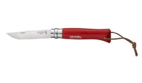 Opinel N°08 Camper/scout Rosso