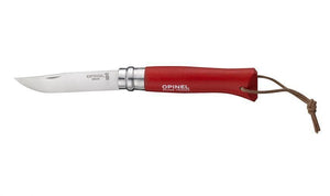 Opinel N°08 Camper/scout Rosso
