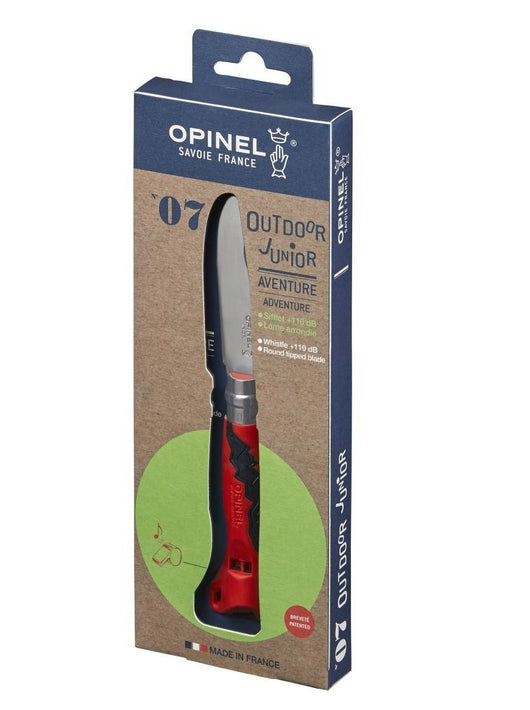 Opinel N°07 Camper/scout Rosso