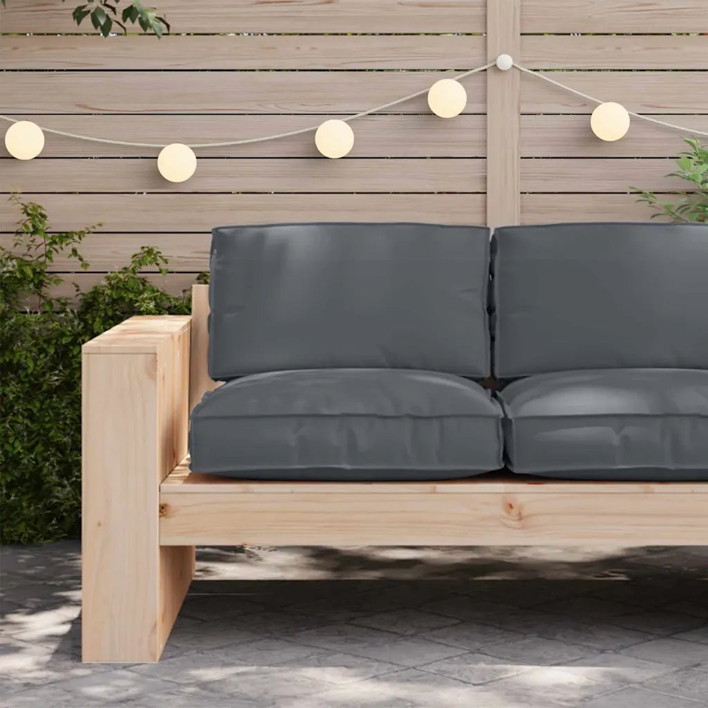 Cuscino Antracite 80 x 80 x 12 cm Tessuto Oxford 42001508