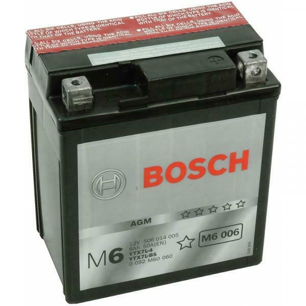 BATTERIA MOTO BOSCH M6006 6AH DX