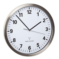 TFA-Dostmann 60.3523.02 wall/table clock Parete Quartz clock Rotondo Argento, Bianco