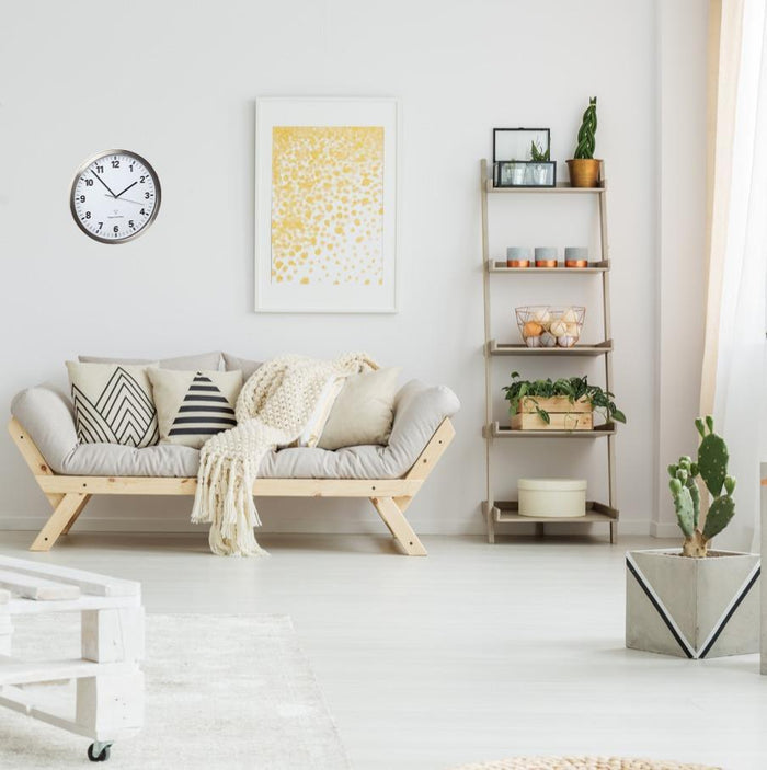 TFA-Dostmann 60.3523.02 wall/table clock Parete Quartz clock Rotondo Argento, Bianco