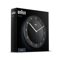 Braun BC 06 B Quarzwanduhr analog schwarz Orologio al quarzo Cerchio Nero