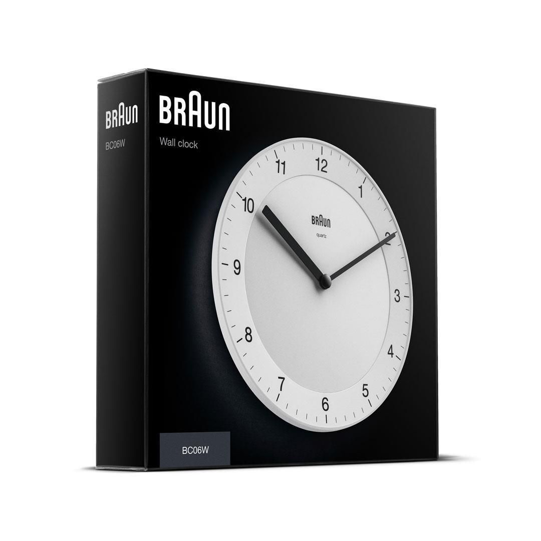 Braun BC06W Orologio al quarzo Rotondo Bianco