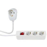 REV 0012395114 prolunghe e multiple 5 m 4 presa(e) AC Interno Bianco