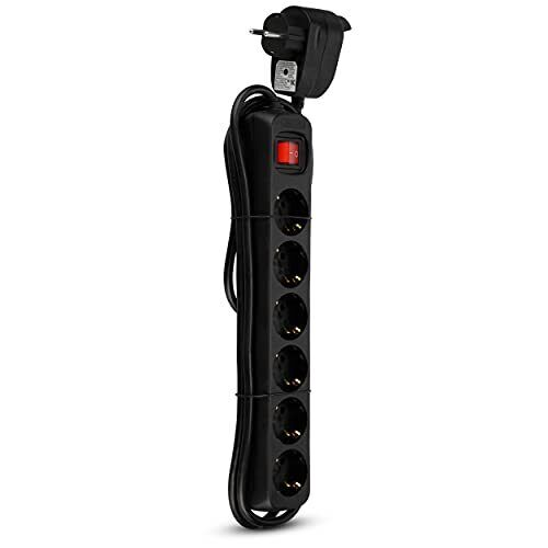 REV 0012692514 prolunghe e multiple 2 m 7 presa(e) AC Interno Nero