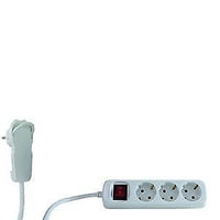 REV 0012326114 prolunghe e multiple 2 m 3 presa(e) AC Interno Bianco