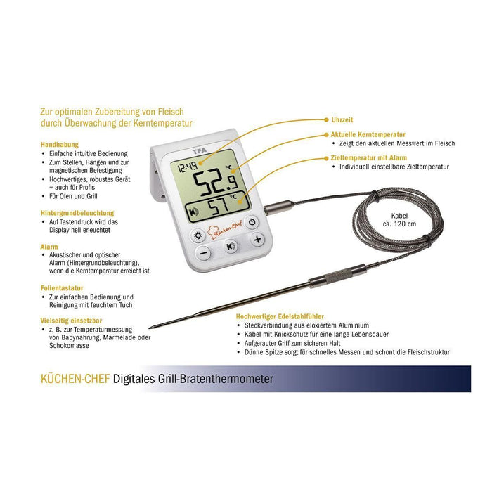 TFA-Dostmann KÜCHEN-CHEF termometro per cibo -20 - 300 °C Digitale
