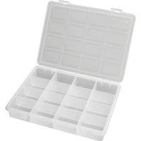 PORTAMINUTERIA TRASPARENTE 242X188X37MM 16 POSTI