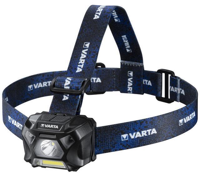 Varta WORK FLEX MOTION SENSOR H20 Nero, Blu Torcia a fascia LED