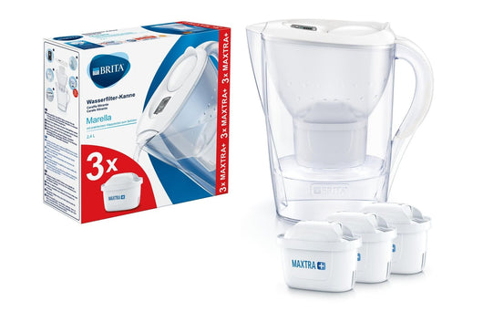 Brita 1024045 Filtraggio acqua Caraffa filtrante 2,4 L Trasparente, Bianco