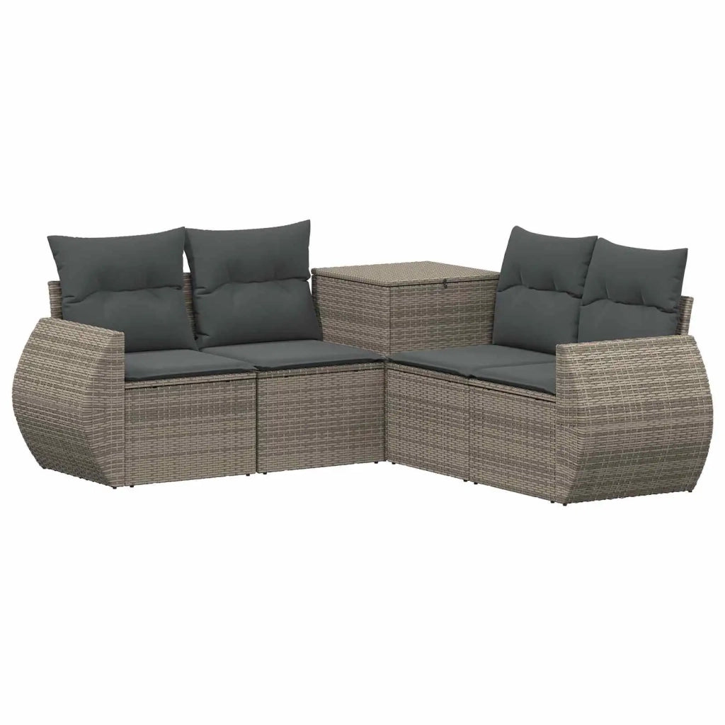 Set di divani 5 pz Grigio e Grigio Scuro 3447900