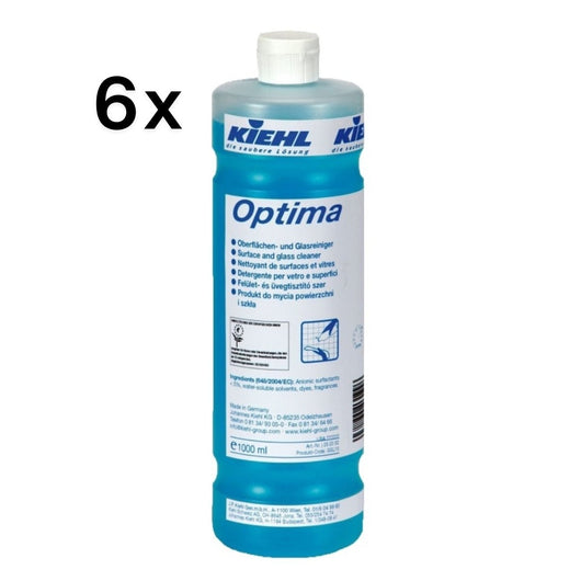 Optima 6 Pezzi x 500 ml, Detergente Vetri Universale Ecolabel | Kiehl