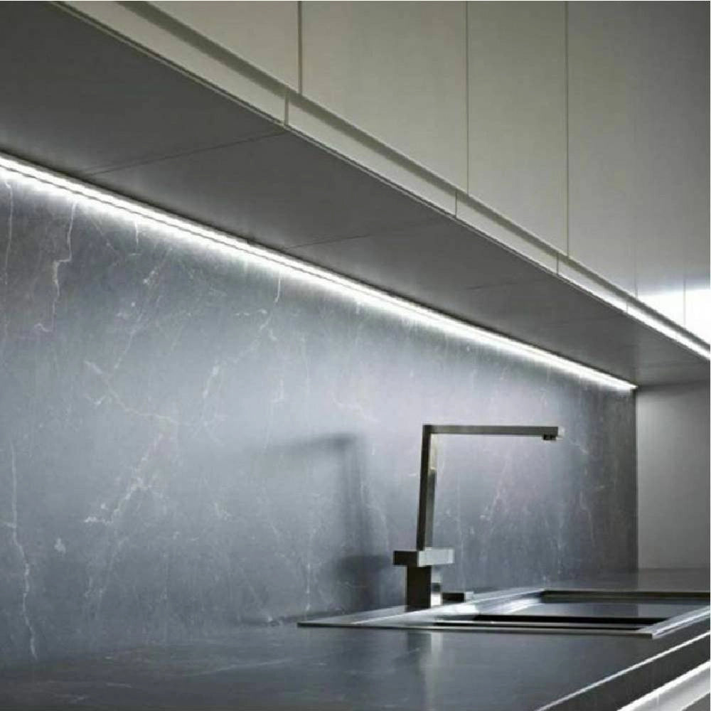 Trade Shop - Plafoniera Led Neon Sottopensile Opaco Vari Toni Luce 30 Watt 150 Cm -