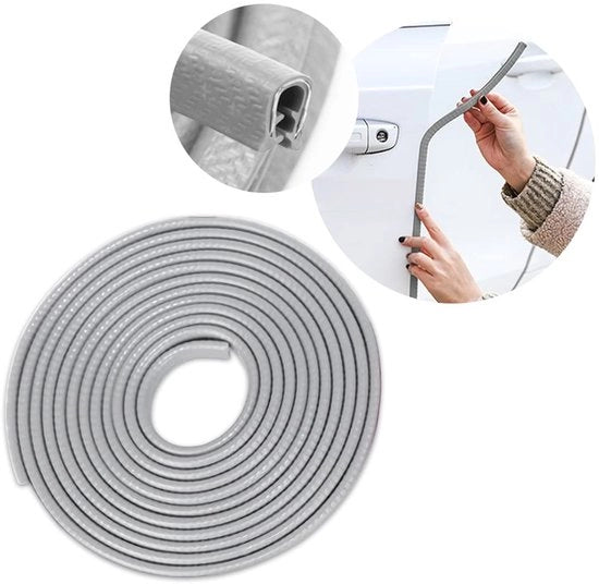 Protezione Portellone 5m - Gomma - U-Forma - Universale - Adatto per la maggior parte delle auto - Linee perfette - Gomma Portellone