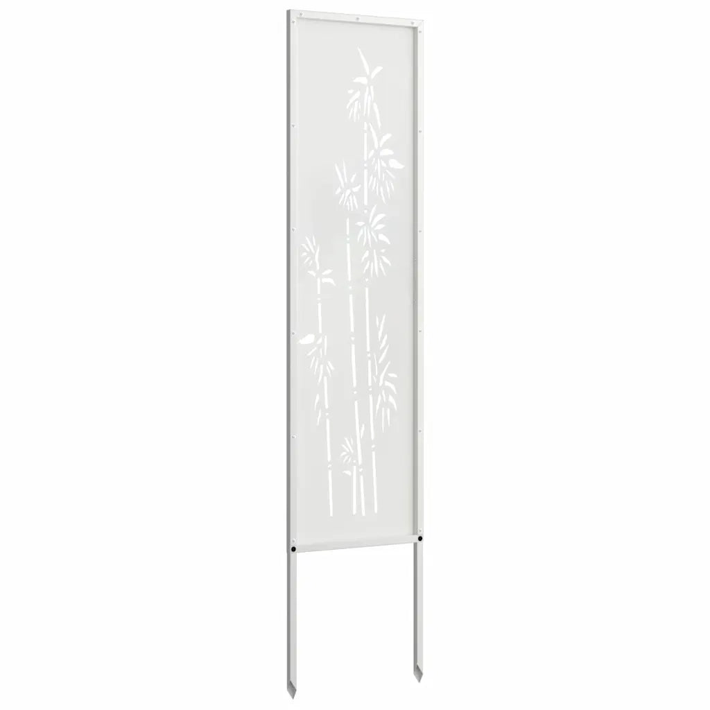 Schermo per privacy in giardino Floreale Bianco 32 x 140 cm 876225