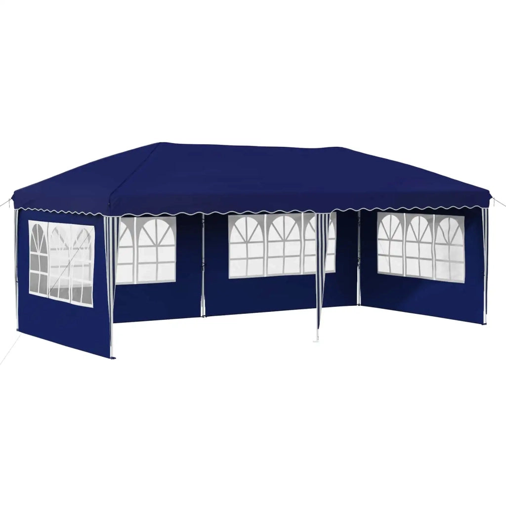 Tenda per feste a pop-up-Gazebo 575 x 289 x 245 cm Blu