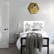 SUNFLOWERS - Pannello in PVC traforato - Parasole Misura: 98x98 cm, Colore: bianco