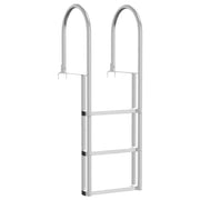 Scala da molo a 3 gradini Argento 45 x 11,5 x 134 cm Alluminio CFW5282930
