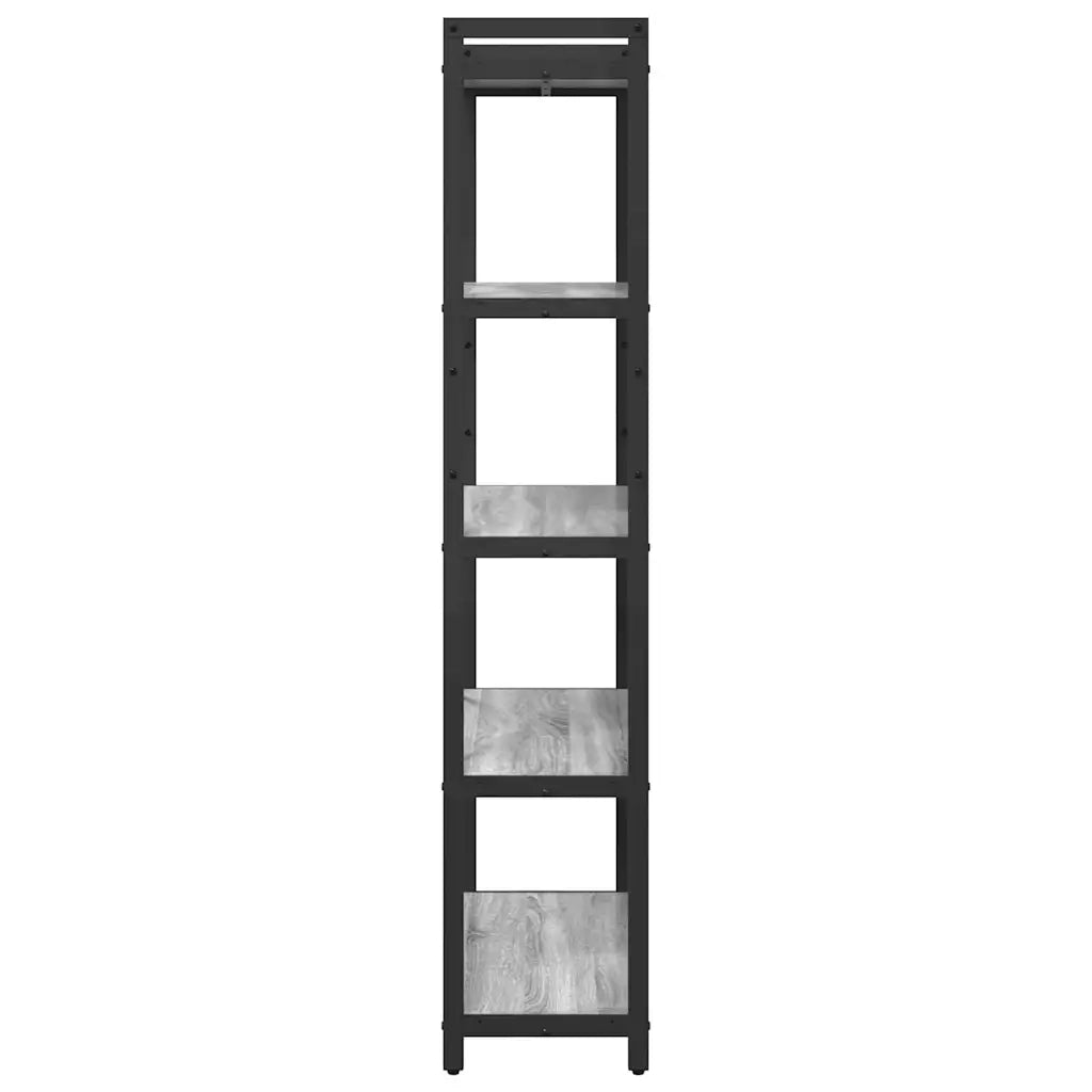 Libreria Grigio sonoma 80 x 30 x 155 cm Legno multistrato 868416