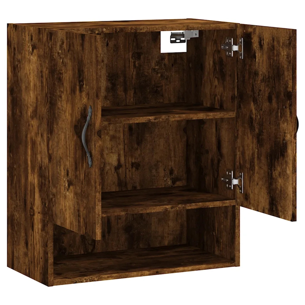 Armadietto a Muro Rovere Fumo 60x31x70 cm in Legno Multistrato 829905